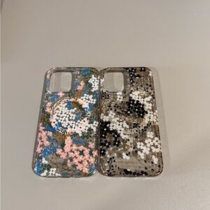 Kate Spade Floral iPhone Cases - Pink and Black